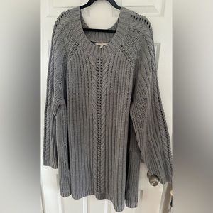 Woman Within Cable Knit Pullover Sweater - Size 4X (34/36)